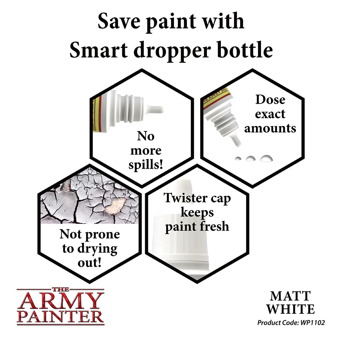 Army Painter Matt White | 5713799110205