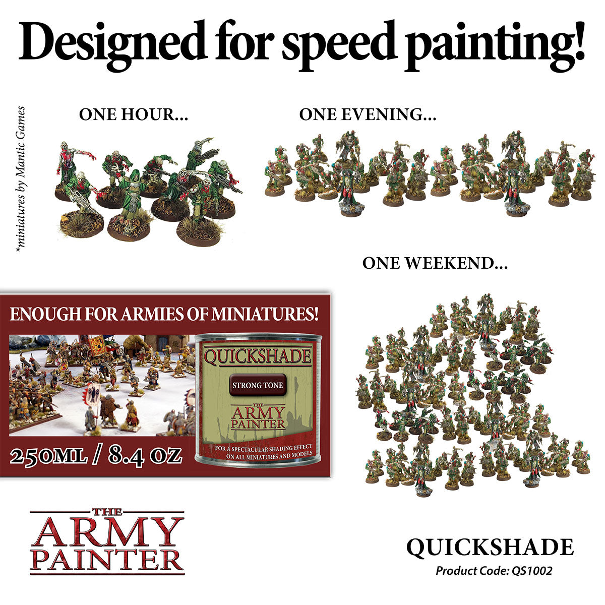 Army Painter Quickshade, Strong Tone | 2510021111114