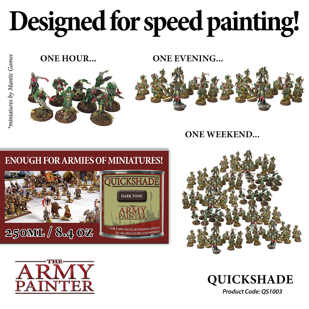 Army Painter Quickshade, Dark Tone