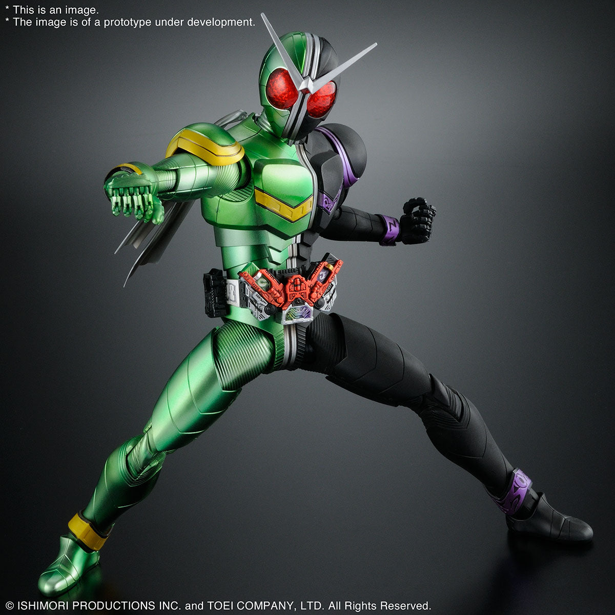 Bandai Kamen Rider Double Cyclone Joker 'Kamen Rider W', Bandai Spirits Hobby MG Figure-Rise Artisan | 4573102614087