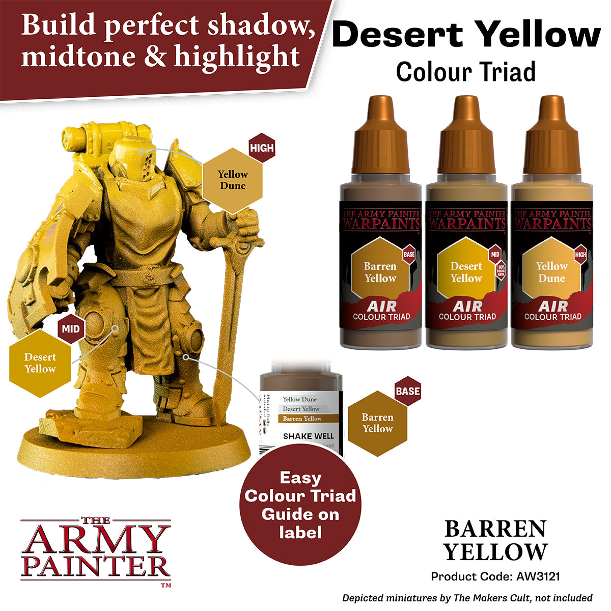 Army Painter Air Barren Yellow | 5713799312180