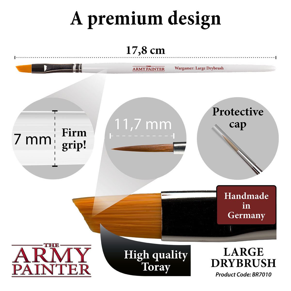 Army Painter Wargamer Brush - Large Drybrush | 5713799701007