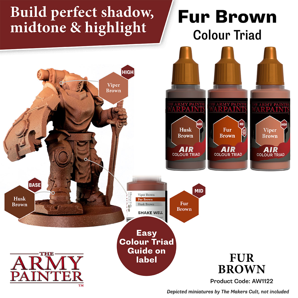 Army Painter Air Fur Brown | 5713799112285