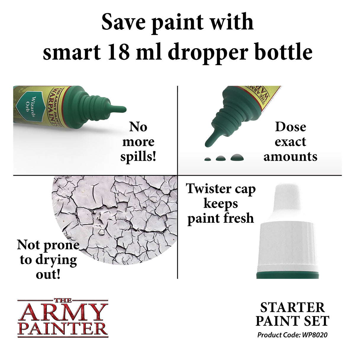 Army Painter Warpaints Starter Paint Set | 2580201115515
