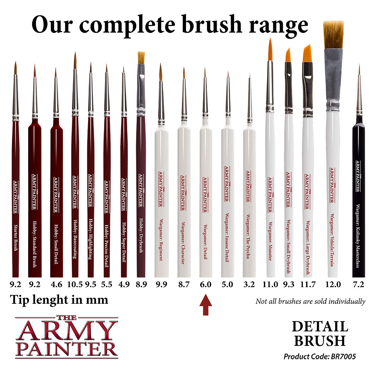 Army Painter Wargamer Brush - Detail | 5713799700505