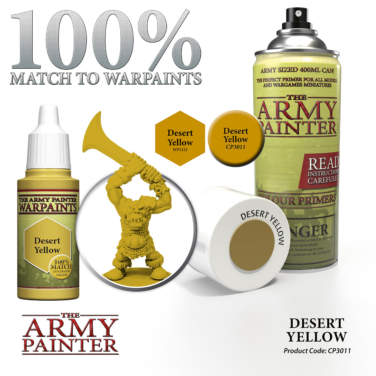 Army Painter Colour Primer - Desert Yellow | 5713799301115