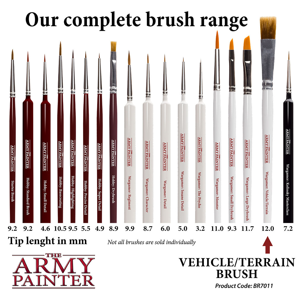 Army Painter Wargamer Brush - Vehicle / Terrain | 5713799701106