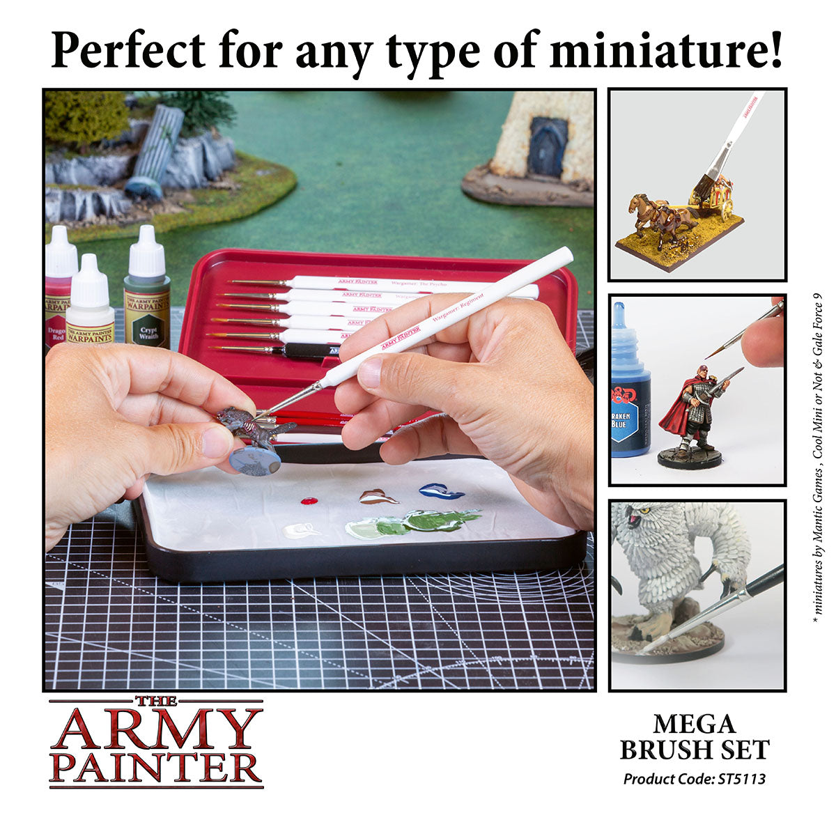 Army Painter Mega Brush Set | 2551131111113