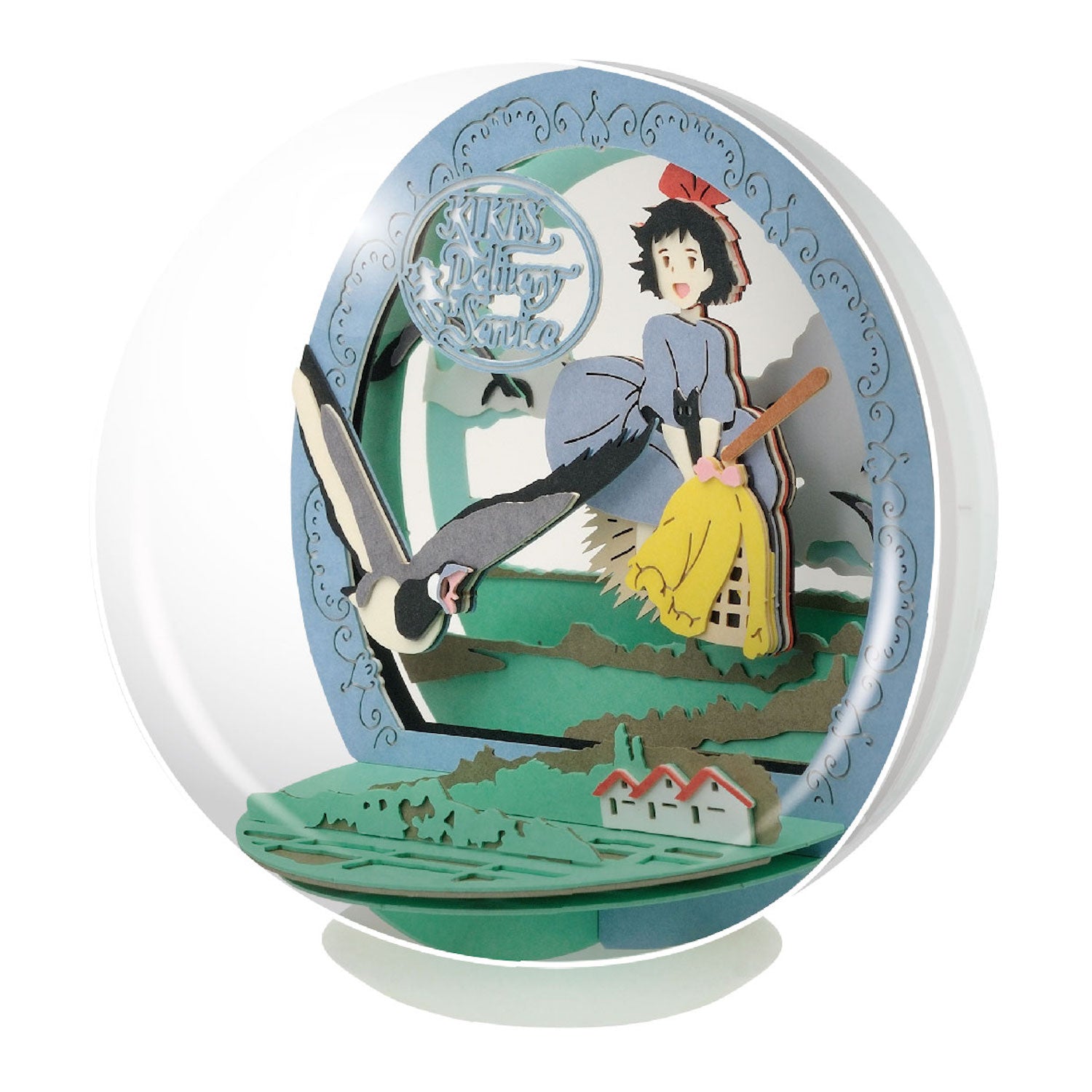 Ensky PTB-02 Kiki's Delivery Service On Delivery Paper Theater Ball 'Kiki's Delivery Service' | 4970381505189