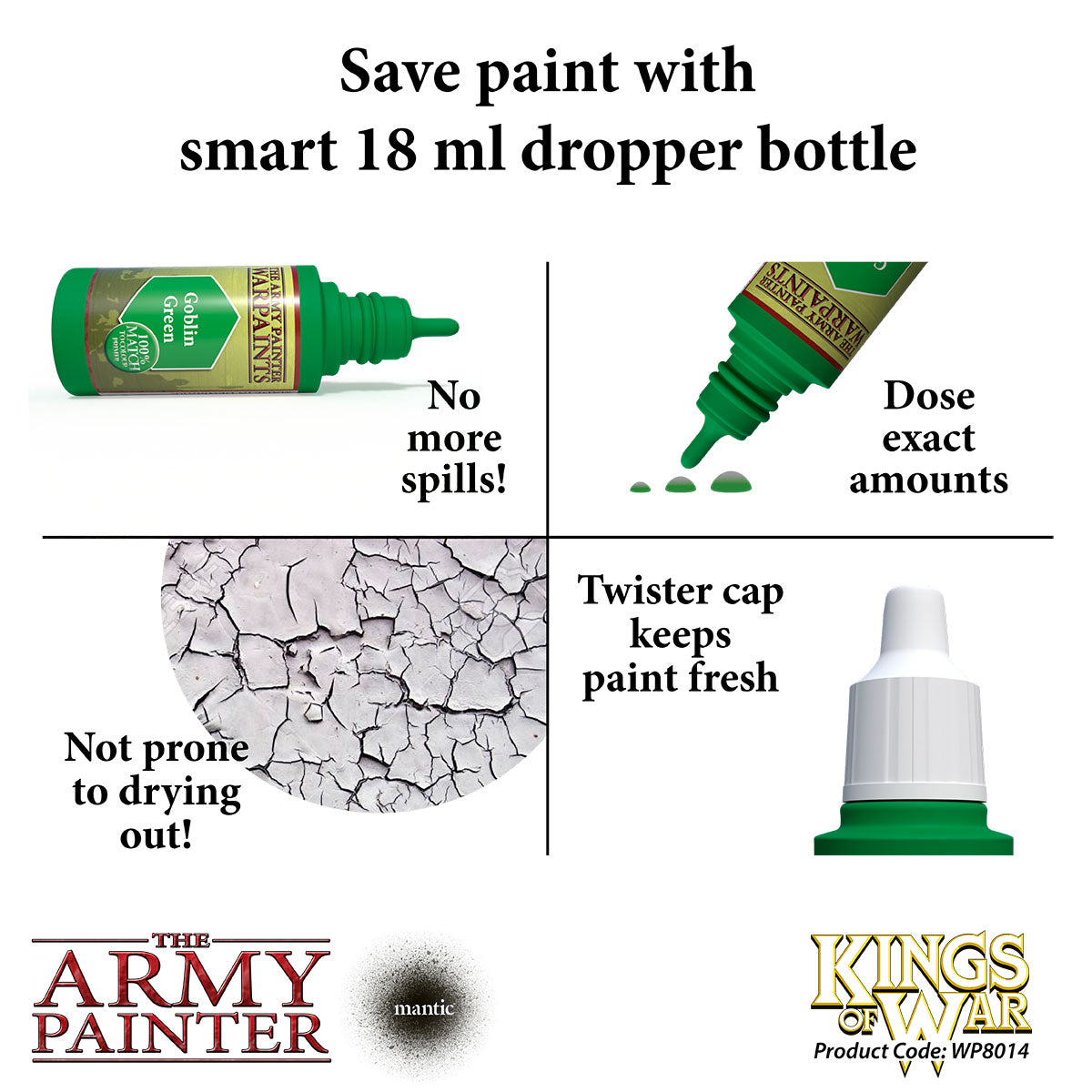 Army Painter Warpaints Kings of War Greenskins paint set | 2580140111777