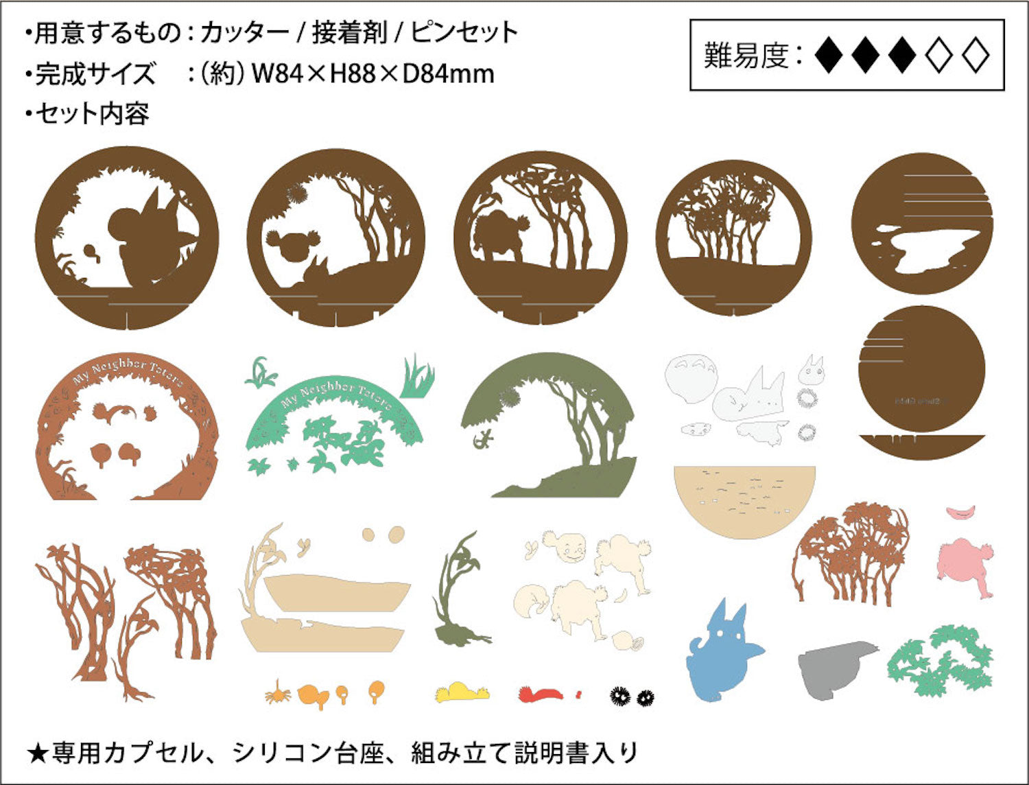 Ensky PTB-01 My Neighbor Totoro Secret Tunnel Paper Theater Ball 'My Neighbor Totoro' | 4970381505318