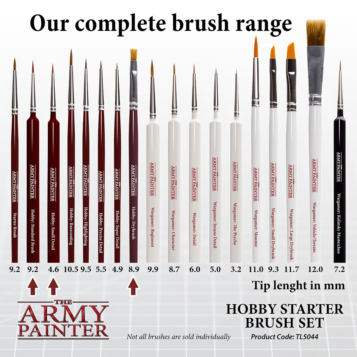 Army Painter Hobby Starter Brush Set | 5713799504400
