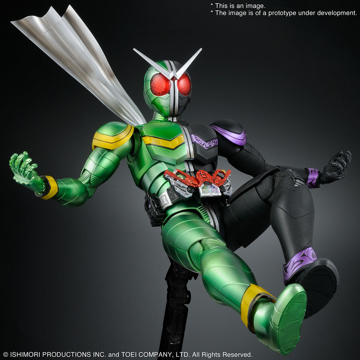Bandai Kamen Rider Double Cyclone Joker 'Kamen Rider W', Bandai Spirits Hobby MG Figure-Rise Artisan | 4573102614087