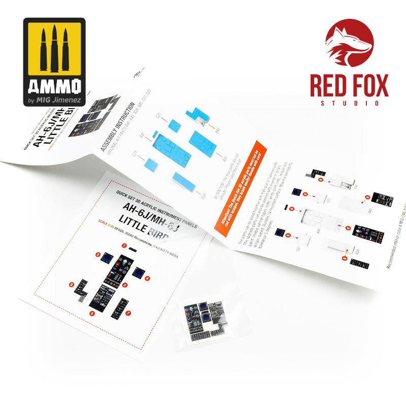 Red Fox Studio 1/35 AH-6J / MH-6J Little Bird (for Kitty Hawk Kit) | 5999571353217