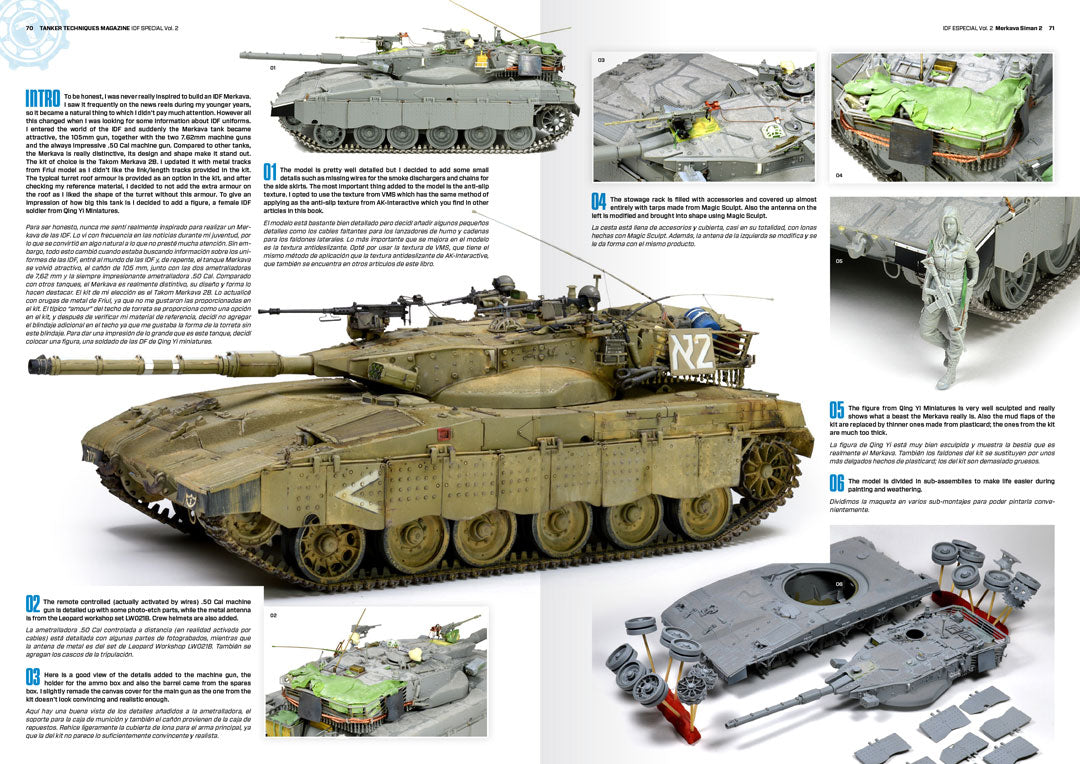 AK Interactive TANKER Special 'IDF Vol.2' - Bilingual