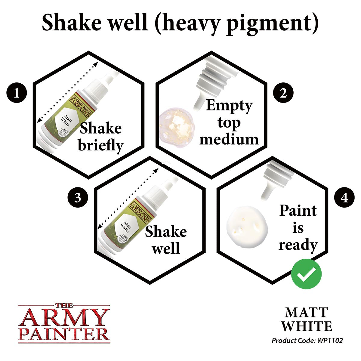 Army Painter Matt White | 5713799110205