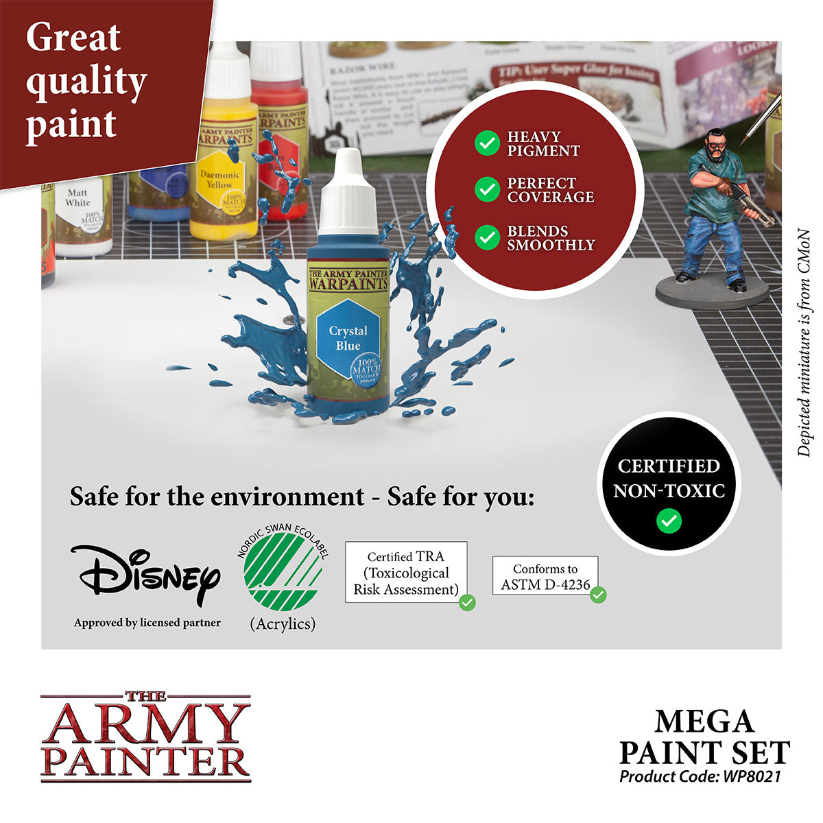 Army Painter Warpaints Mega Paint Set III | 2580211115628