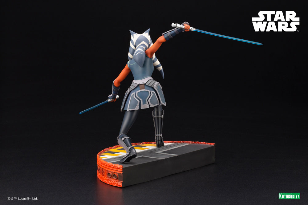 Kotobukiya 1/7 Star Wars: The Clone Wars Series Artfx Ahsoka Tano Escape from the Clones, Pre-Painted PVC Statue | 190526034952