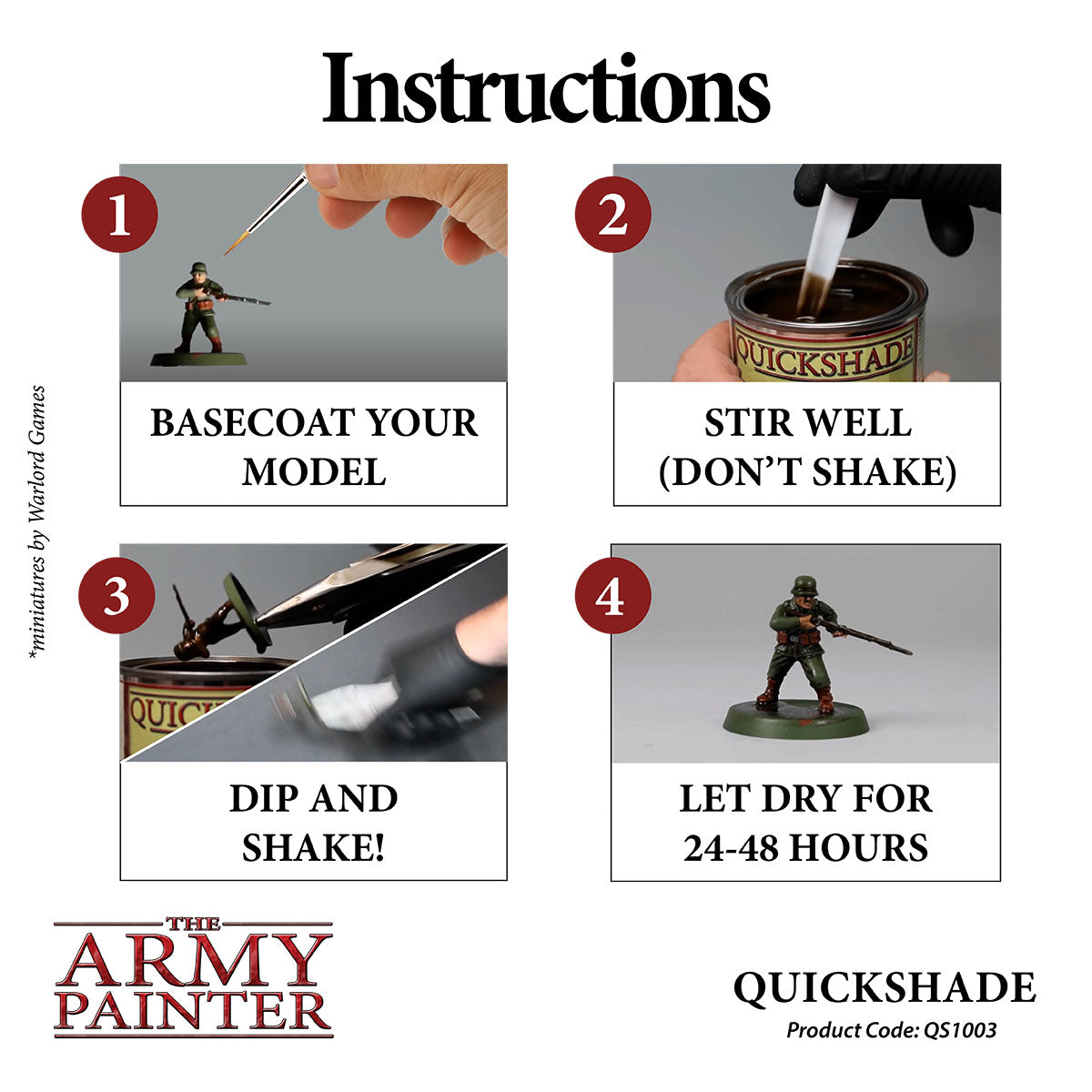 Army Painter Quickshade, Dark Tone