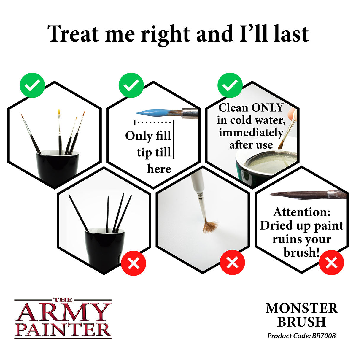 Army Painter Wargamer Brush - Monster | 5713799700802