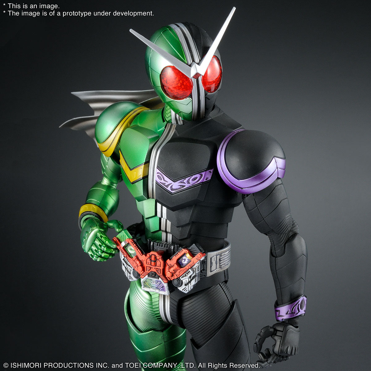 Bandai Kamen Rider Double Cyclone Joker 'Kamen Rider W', Bandai Spirits Hobby MG Figure-Rise Artisan | 4573102614087