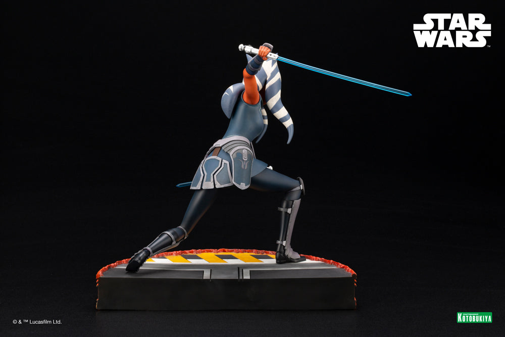 Kotobukiya 1/7 Star Wars: The Clone Wars Series Artfx Ahsoka Tano Escape from the Clones, Pre-Painted PVC Statue | 190526034952