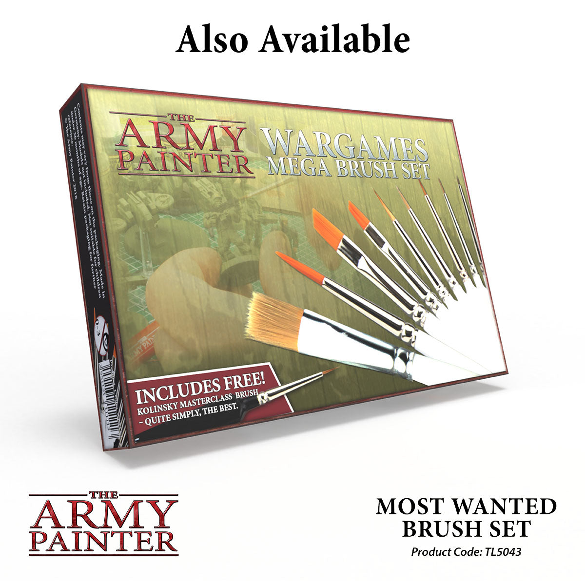 Army Painter Most Wanted Brush Set | 5713799504301