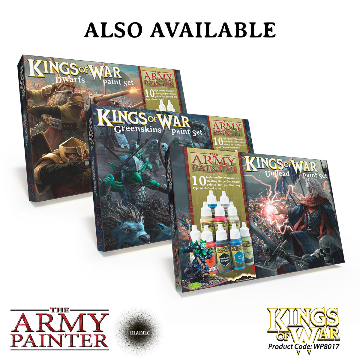 Army Painter Warpaints Kings of War Ogres paint set | 2580170111006