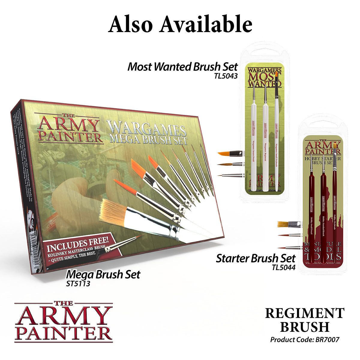 Army Painter Wargamer Brush - Regiment | 4019769336028