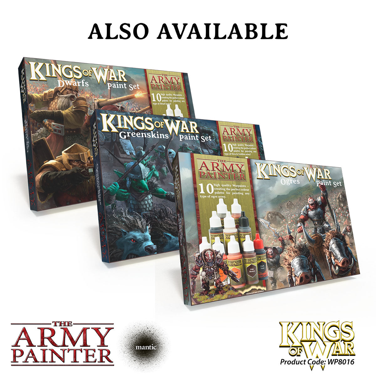 Army Painter Warpaints Kings of War Undead paint set | 2580160111993