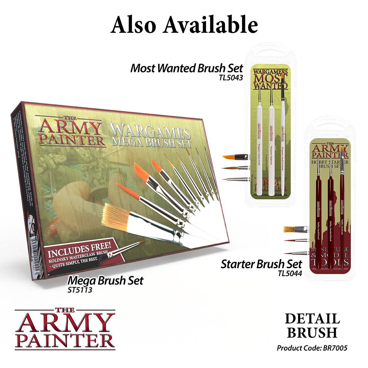 Army Painter Wargamer Brush - Detail | 5713799700505