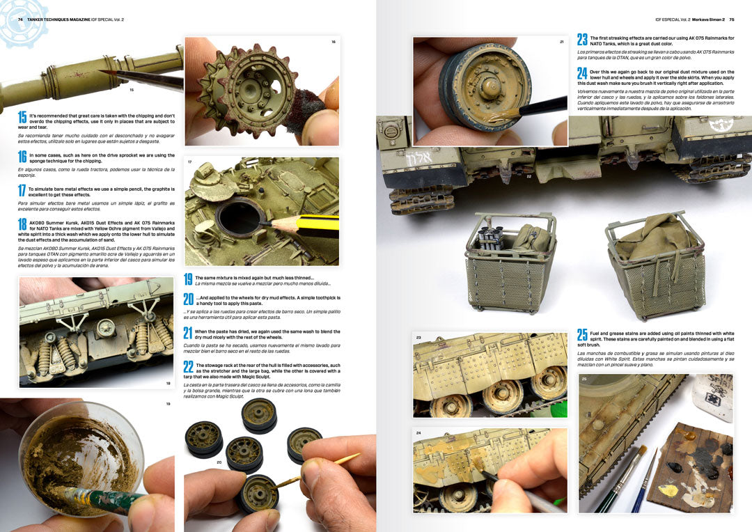 AK Interactive TANKER Special 'IDF Vol.2' - Bilingual