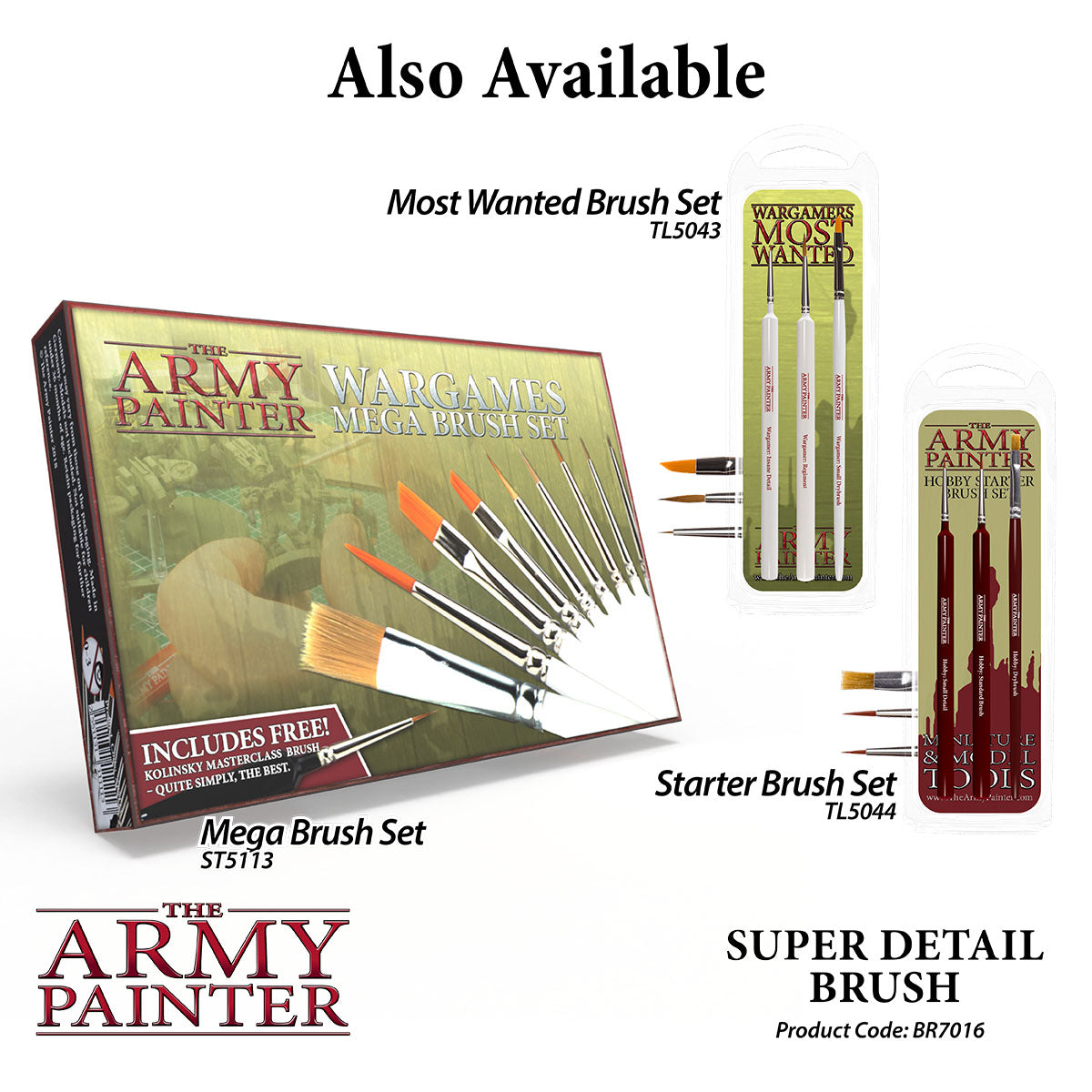 Army Painter Hobby Brush - Super Detail | 5713799701601