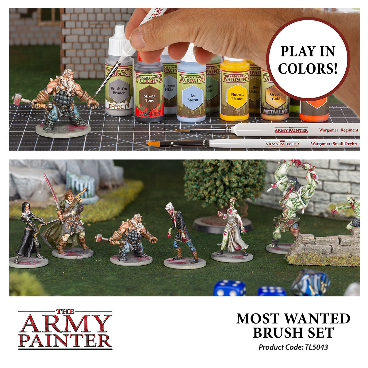 Army Painter Most Wanted Brush Set | 5713799504301
