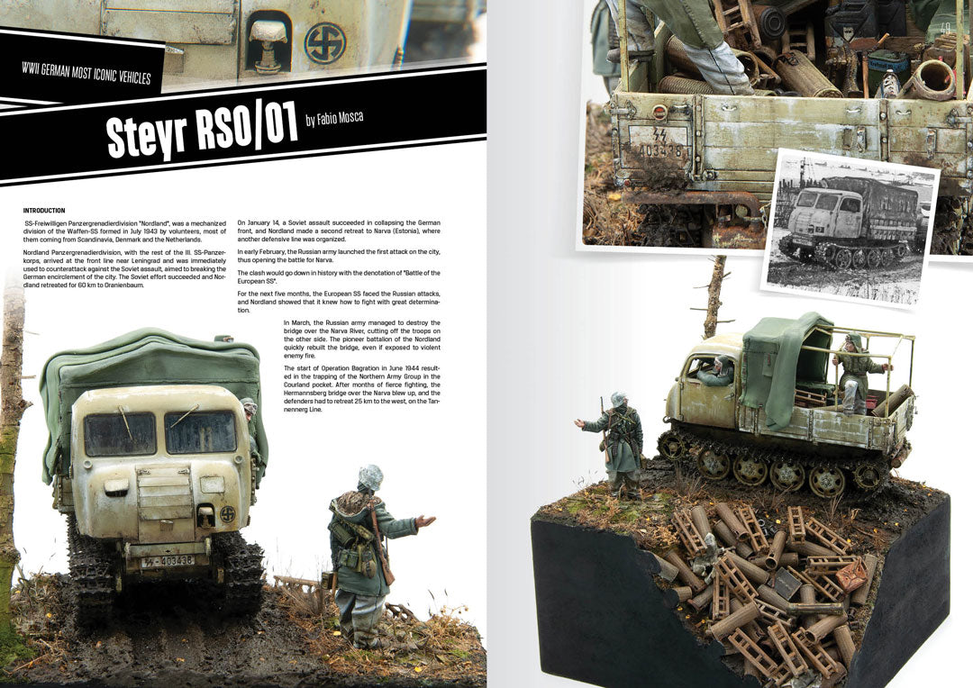 AK Interactive WWII German Most Iconic SS Vehicles. Vol 1 | 8435568308312