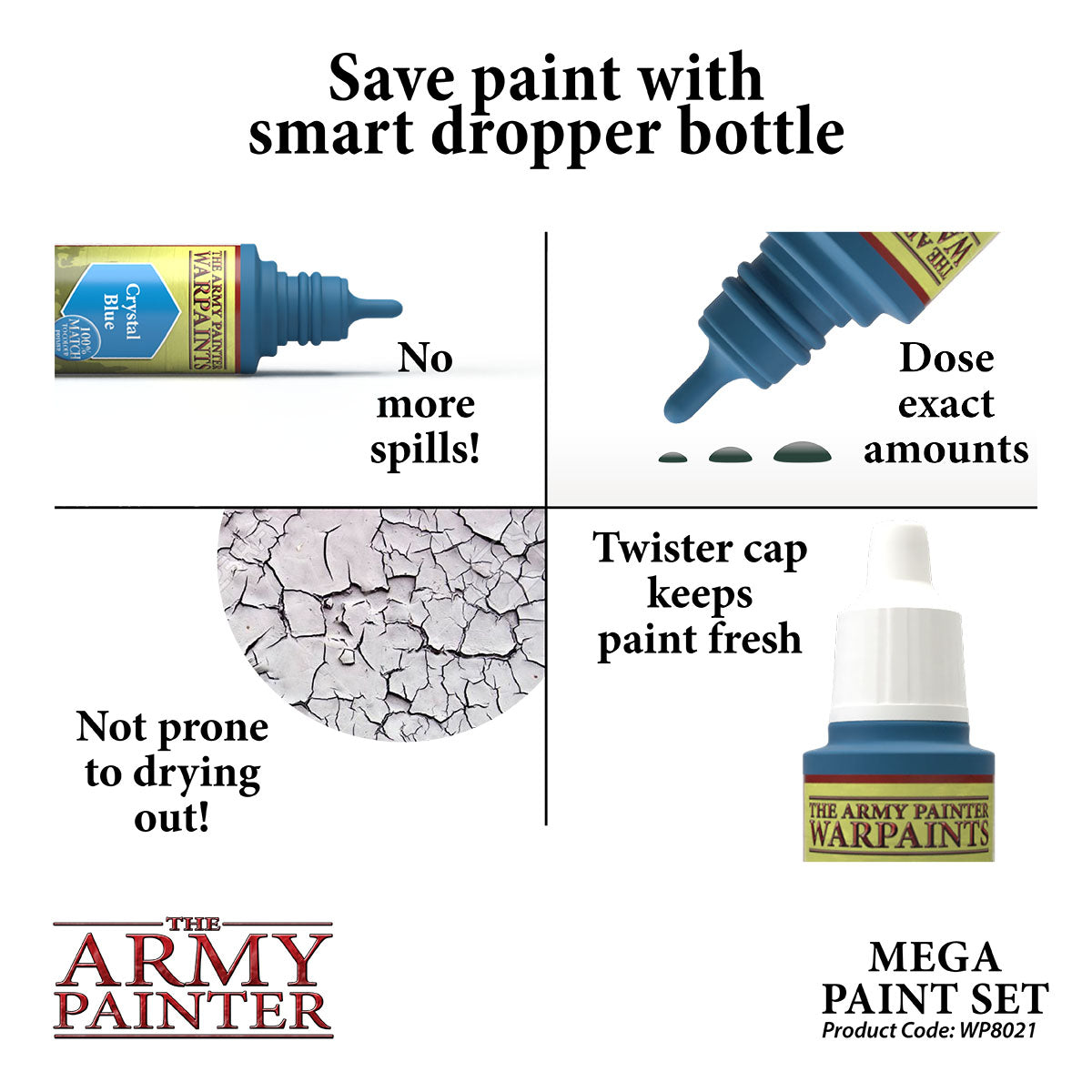 Army Painter Warpaints Mega Paint Set III | 2580211115628