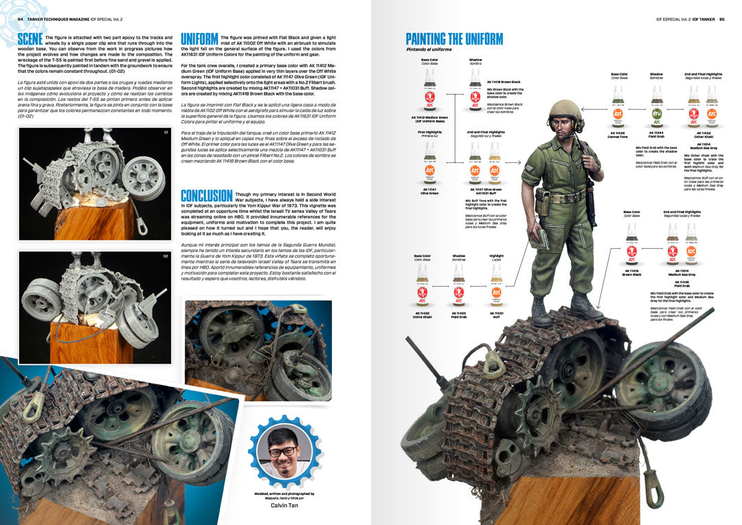 AK Interactive TANKER Special 'IDF Vol.2' - Bilingual