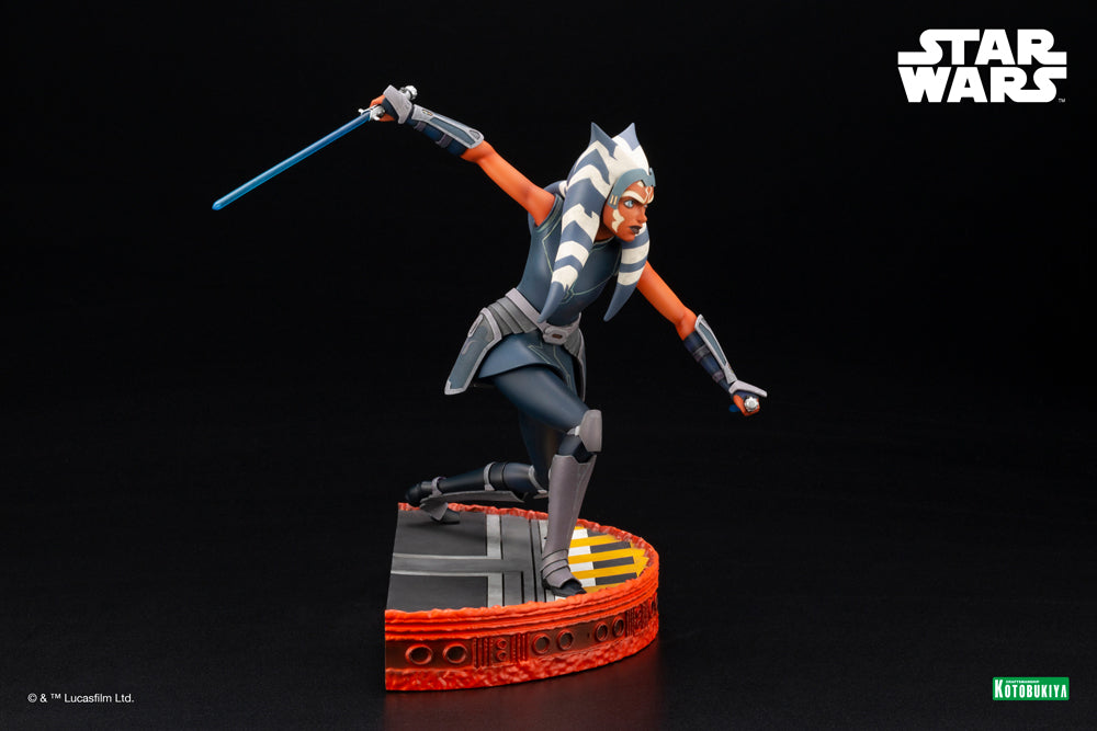 Kotobukiya 1/7 Star Wars: The Clone Wars Series Artfx Ahsoka Tano Escape from the Clones, Pre-Painted PVC Statue | 190526034952