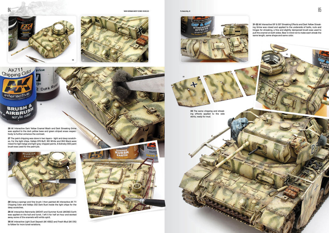 AK Interactive WWII German Most Iconic SS Vehicles. Vol 1 | 8435568308312