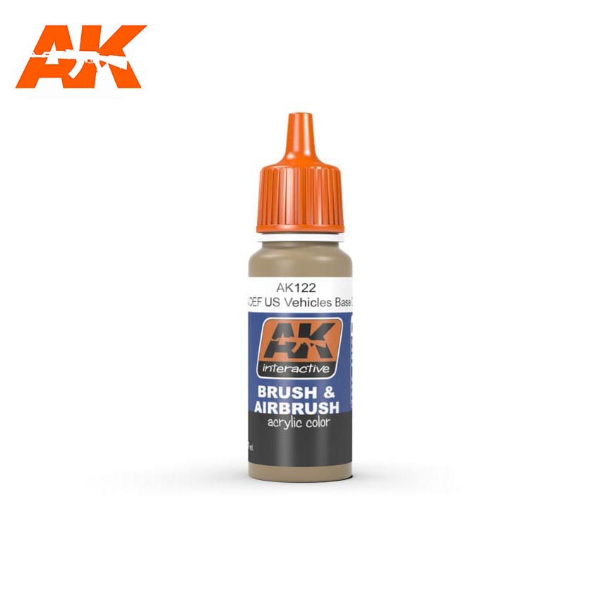 AK Interactive OIF & OEF - US Vehicles Base Color 17ml | 8436535571227