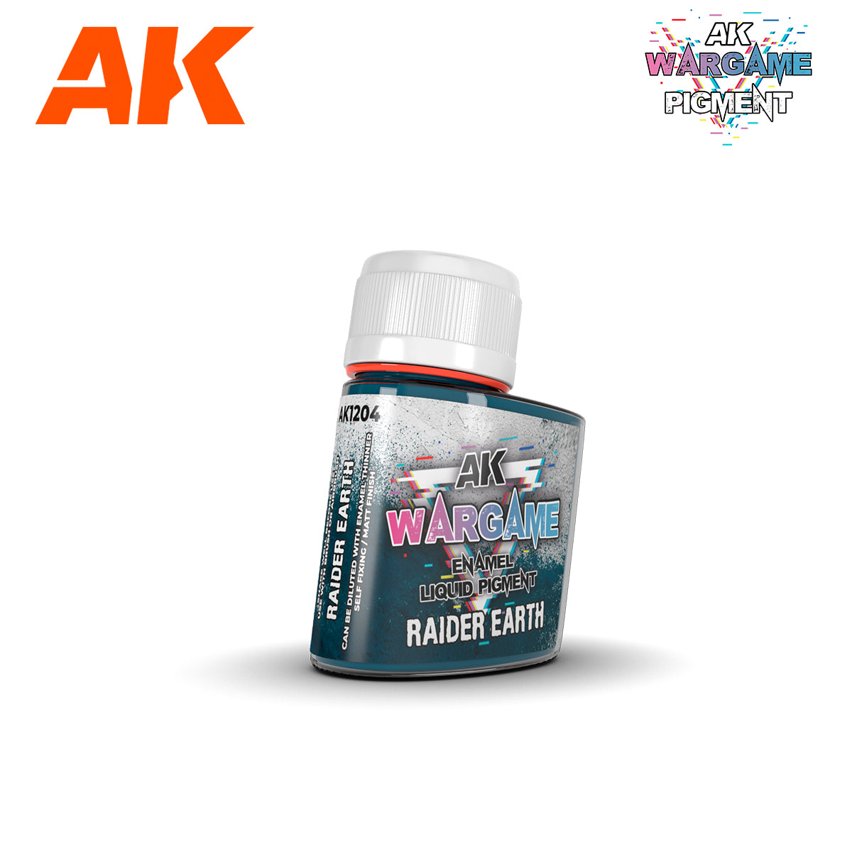 AK Interactive Wargame Enamel Liquid Pigments Raider Earth 35ml | 8435568330528