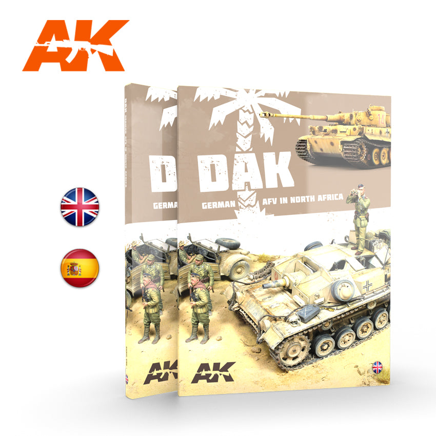 AK Interactive DAK German AFV in North Africa - English | 8435568306769