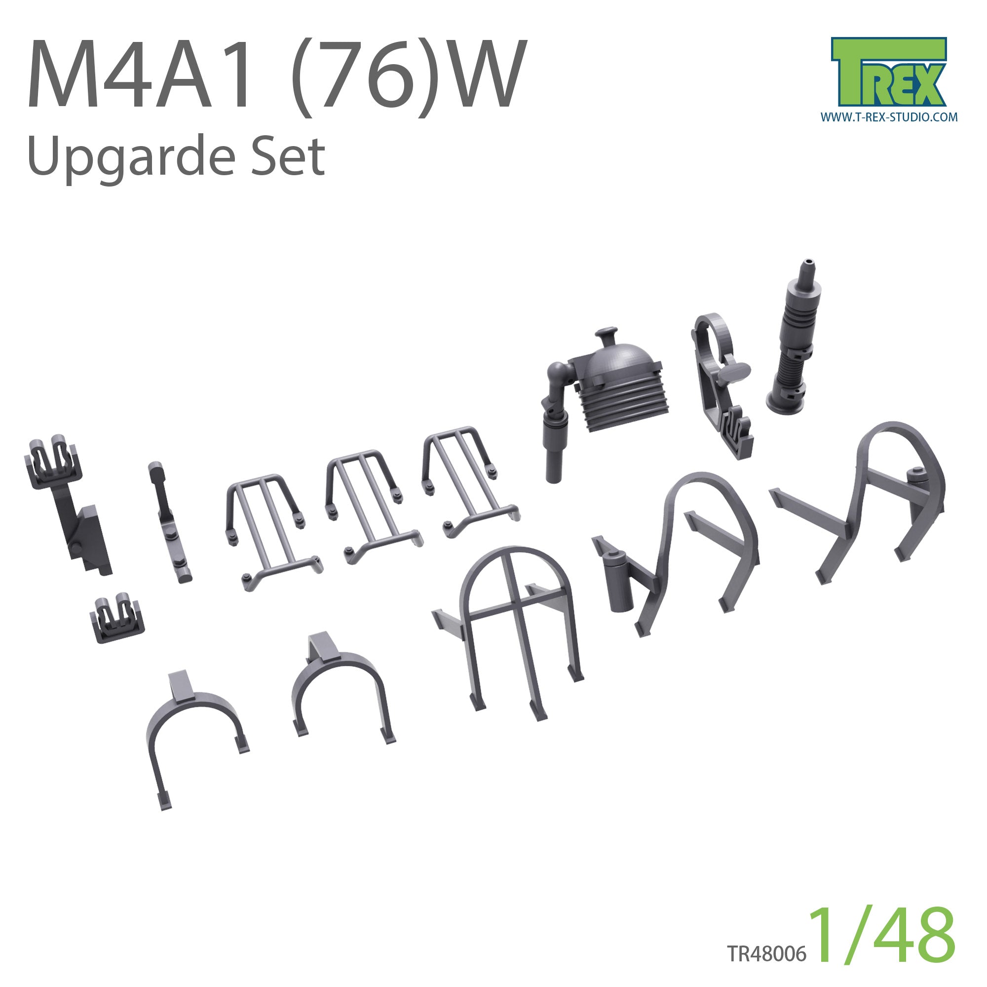 T-Rex Studio 1/48 M4A1 (76) W Upgrade Set | 6973984750800