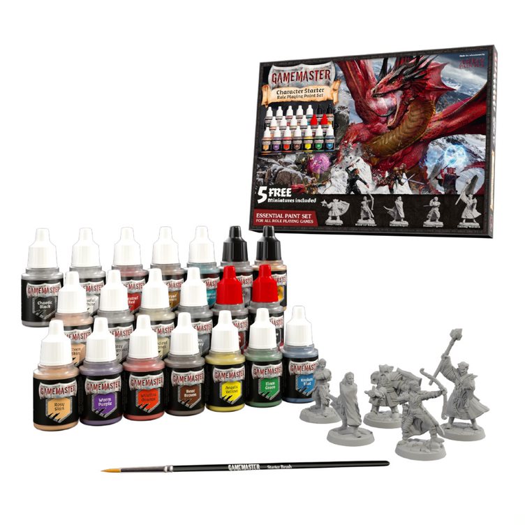 GAMEMASTER Character Starter Paint Set | 5713799100404