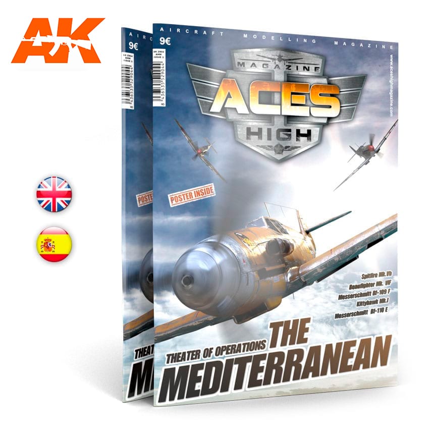 AK Interactive Aces High 04: The Mediterranean - English | 8436535576284