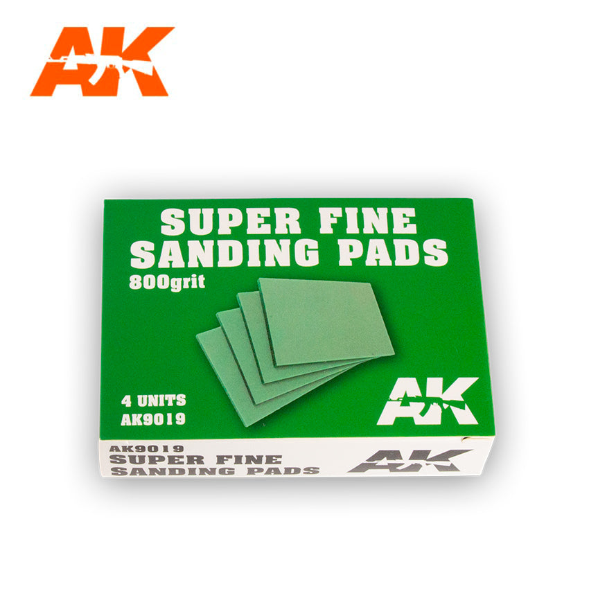 AK Interactive Super Fine Sanding Pads 800 grit. 4 units | 8435568305342