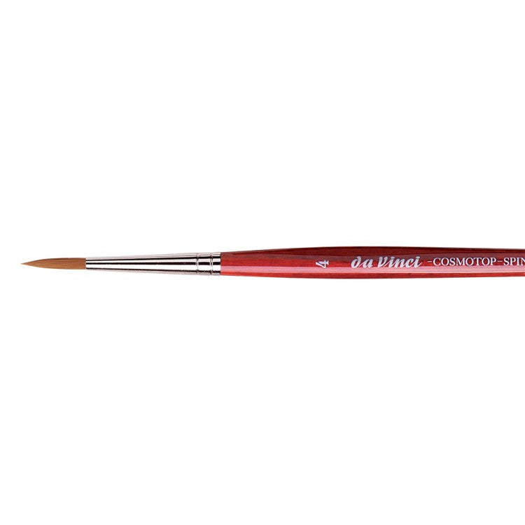 Da Vinci Cosmotop Spin Series 5580 Watercolor Brush - Round, Short Handle, Size 4 | 4017505118341