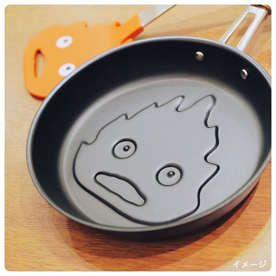 Benelic Calcifer Kitchen Tool Frying Pan 'Howl's Moving Castle' | 4990593181209