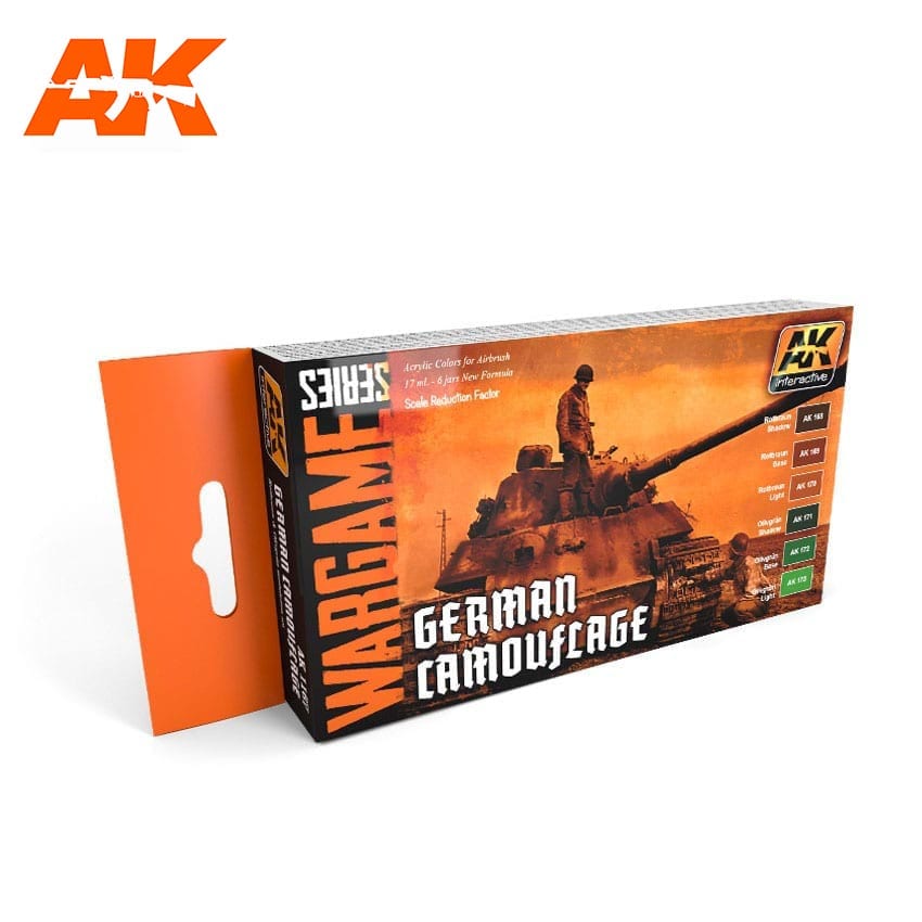 AK Interactive German Camouflage Colors Set | 8436535571937