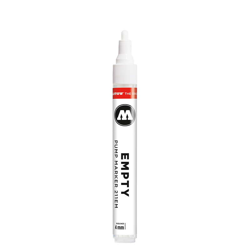 Molotow 211EM Empty Pump Marker, 4mm | 4250397600383